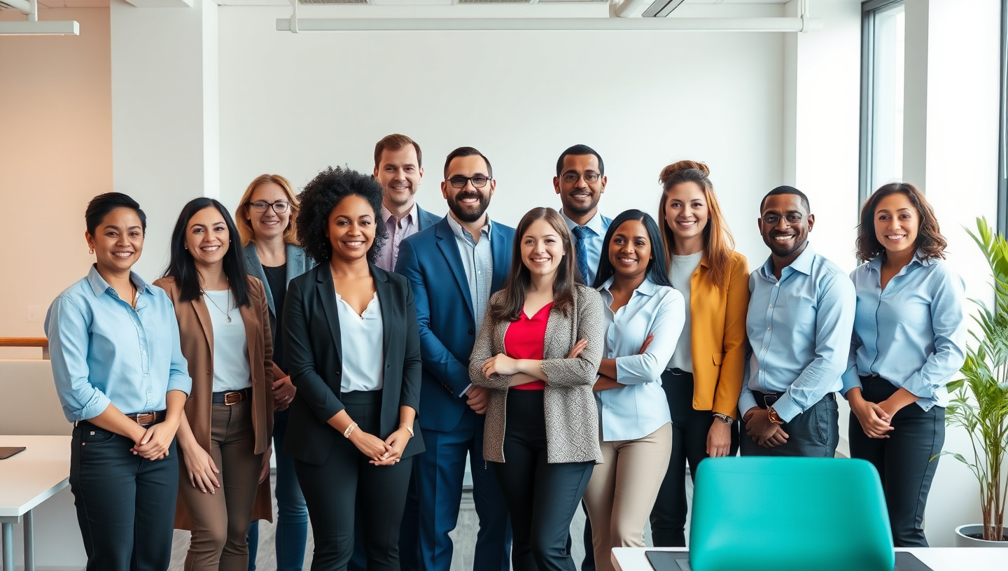 Equipo de instructores colaborando